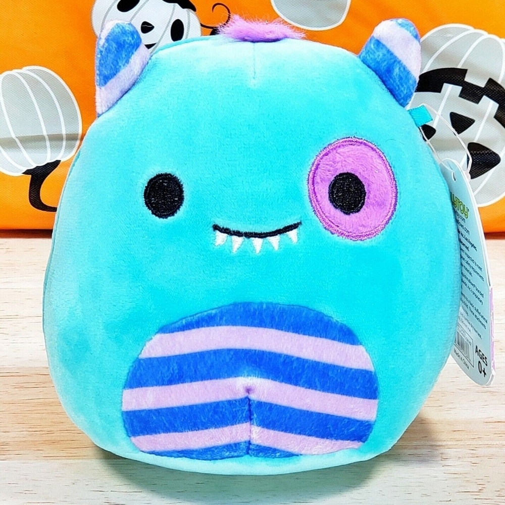 Squishmallow Morty The Monster 5" UltraSoft Stuffed Halloween HTF Rare Plush NWT